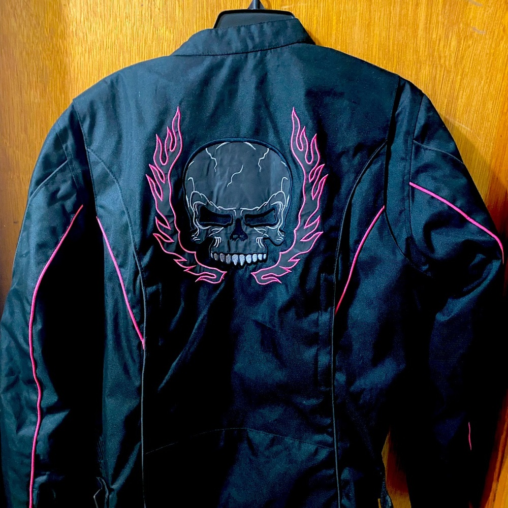 NWT women’s skull motorcycle jacket
